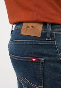 Męskie Spodnie Jeansowe Mustang Style Vegas Slim Denim Blue 1014590 5000 783 #5