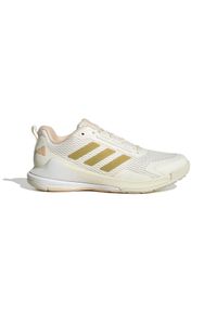 Adidas - Damskie buty halowe adidas Novaflight 2. Kolor: biały. Materiał: materiał. Sport: piłka ręczna #1
