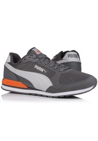 Puma - Buty męskie sportowe do chodzenia PUMA ST RUNNER V3 MESH. Zapięcie: sznurówki. Kolor: fioletowy, wielokolorowy, pomarańczowy, szary. Materiał: mesh. Szerokość cholewki: normalna. Sport: turystyka piesza #1