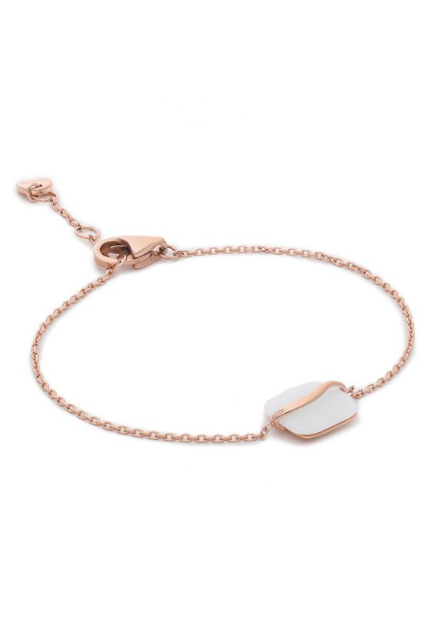 Skagen Bransoletka SKJ1815791 Różowe złoto. Materiał: metalowe. Kolor: różowy, złoty, wielokolorowy