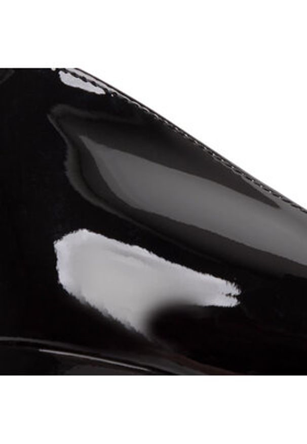 Gino Rossi - GINO ROSSI Czółenka Rumia DCH949-AB3-0600-9900-0 Czarny. Kolor: czarny. Materiał: skóra, lakier