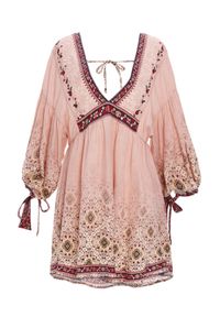 AGUA BENDITA - Sukienka mini Kezia Alex. Kolor: różowy, wielokolorowy, fioletowy. Materiał: wiskoza. Długość: mini #2