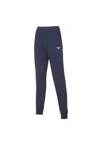 Damskie spodnie dresowe Mizuno. Kolor: niebieski. Materiał: dresówka. Sport: fitness #1