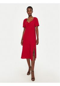 GAP - Gap Sukienka codzienna 646168-00 Czerwony Slim Fit. Okazja: na co dzień. Kolor: czerwony. Materiał: wiskoza. Typ sukienki: proste. Styl: casual
