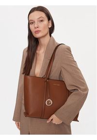 MICHAEL Michael Kors Torebka Temple 30R4G1LT3L Brązowy. Kolor: brązowy. Materiał: skórzane #3