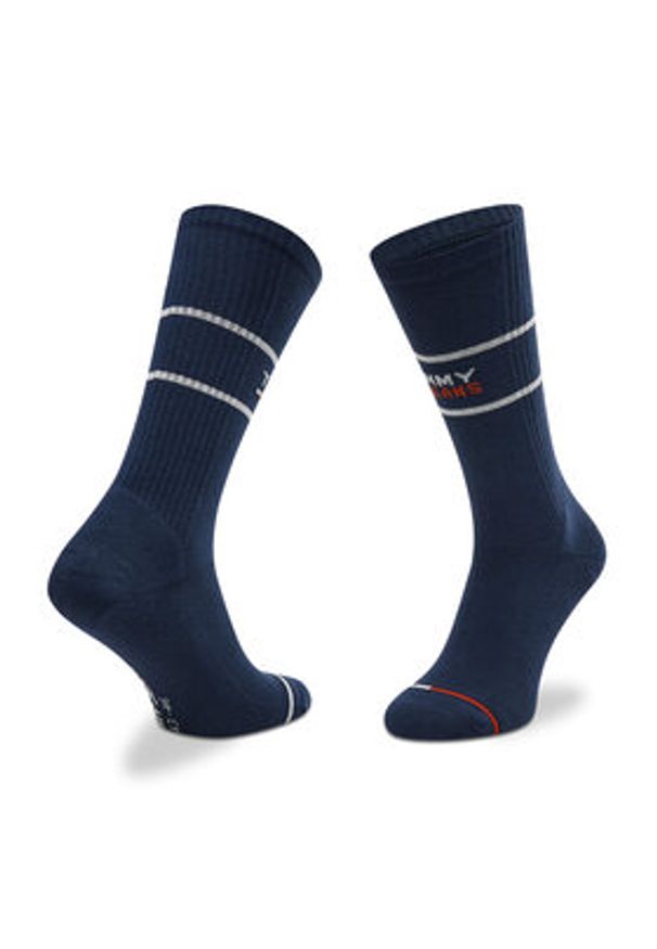 TOMMY HILFIGER - Tommy Hilfiger Skarpety długie 701218704 Granatowy. Kolor: niebieski. Materiał: materiał
