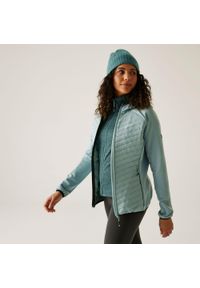 Regatta - Kurtka damska hybrydowa Andreson. Kolor: zielony. Materiał: puch. Sport: turystyka piesza #1