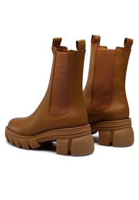 Badura Botki 222FW34 Brązowy. Kolor: brązowy. Materiał: skóra #2