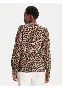 Desigual Sweter Minnie 25WWJF43 Brązowy Regular Fit. Kolor: brązowy. Materiał: syntetyk #5