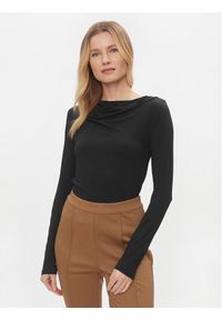 Vero Moda Bluzka Carol 10300935 Czarny Regular Fit. Kolor: czarny. Materiał: syntetyk