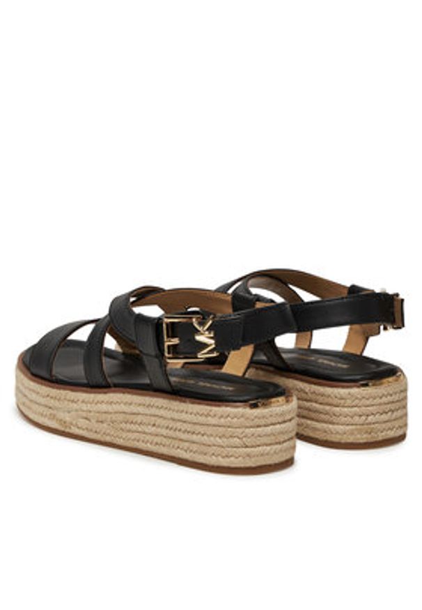 MICHAEL Michael Kors Espadryle Lynn 40S5LYFS1L Czarny. Kolor: czarny. Materiał: skóra