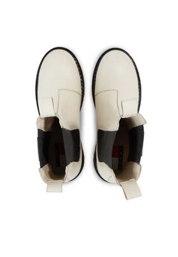 Tommy Jeans Sztyblety Tjw Urban Chelsea EN0EN02298 Biały. Kolor: biały. Materiał: skóra