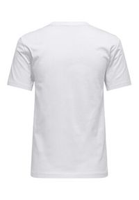 only - ONLY T-Shirt Kita 15367568 Biały Regular Fit. Kolor: biały. Materiał: bawełna #5