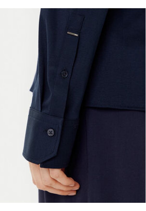 BOSS Koszula Bronta 50543691 Granatowy Extra Slim Fit. Kolor: niebieski. Materiał: bawełna