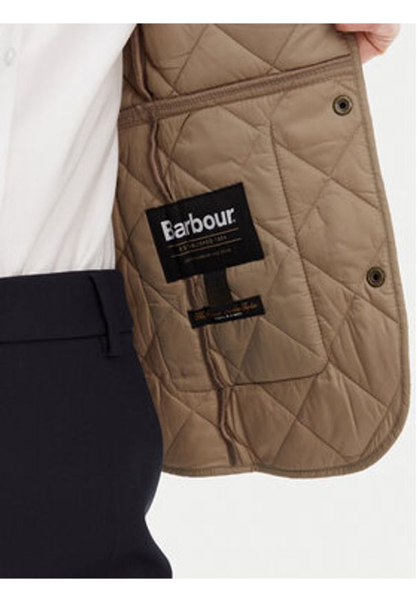 Barbour Kurtka przejściowa Deveron LQU1012BE34 Beżowy Regular Fit. Kolor: beżowy. Materiał: syntetyk