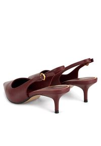 Gino Rossi Czółenka LILIANE-526-2 Bordowy. Kolor: czerwony. Materiał: skóra #4