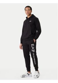 EA7 Emporio Armani Spodnie dresowe 7M000571 AF13512 MC001 Czarny Regular Fit. Kolor: czarny. Materiał: bawełna #2