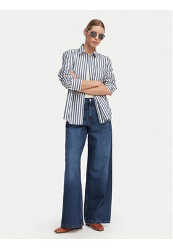 TOMMY HILFIGER - Tommy Hilfiger Jeansy WW0WW48567 Niebieski Loose Fit. Kolor: niebieski