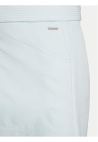 Guess Szorty materiałowe W5GD0I WH9Y2 Błękitny Classic Fit. Kolor: niebieski. Materiał: syntetyk