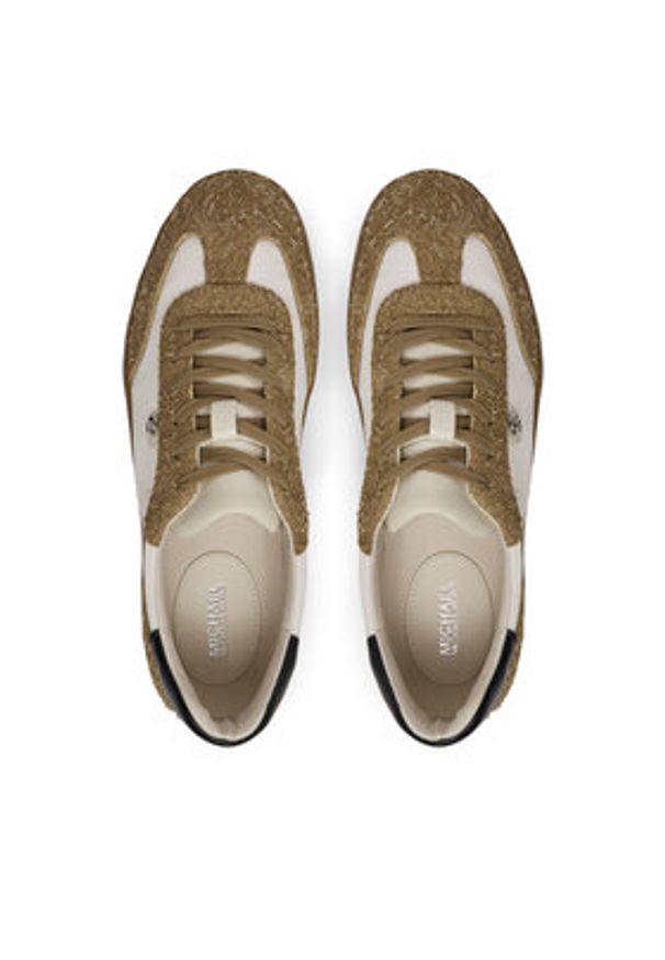 Michael Kors Sneakersy 43R5SCFS1D Brązowy. Kolor: brązowy. Materiał: skóra