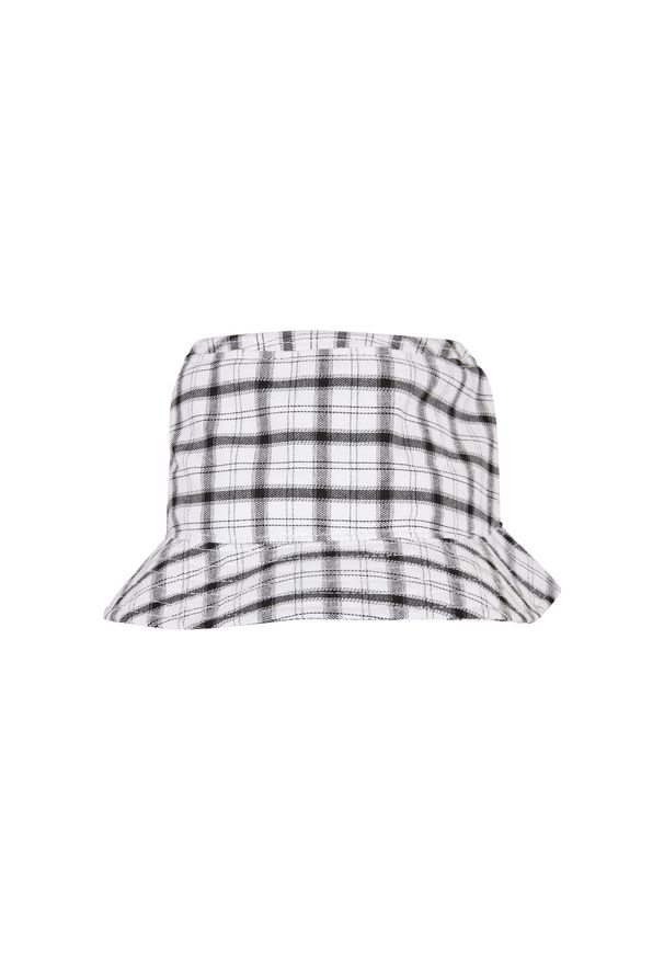 FLEXFIT - Bob w kratkę Flexfit. Kolor: wielokolorowy, szary, biały. Wzór: kratka