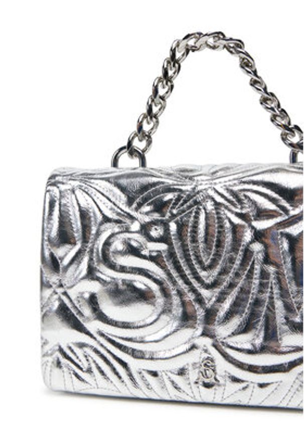 Steve Madden Torebka Bnotable SM13001564 Srebrny. Kolor: srebrny. Materiał: skórzane