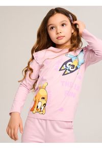 Sinsay - Koszulka z długimi rękawami Bluey - fioletowy. Kolor: fioletowy. Długość rękawa: długi rękaw. Długość: długie. Wzór: nadruk #1
