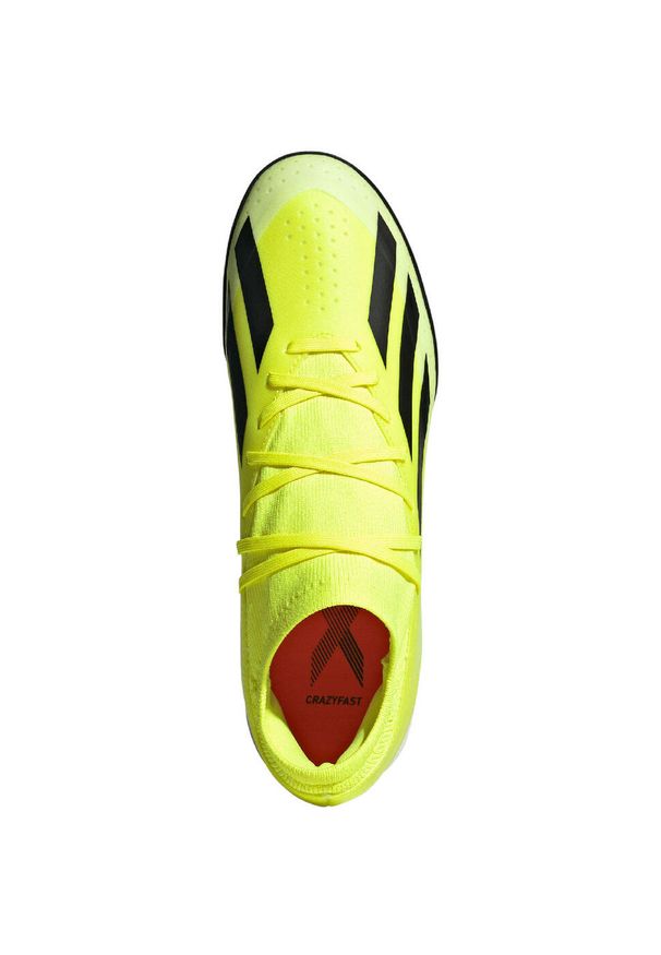 Adidas - Buty piłkarskie adidas X Crazyfast League TF. Kolor: żółty, wielokolorowy, czarny. Sport: piłka nożna
