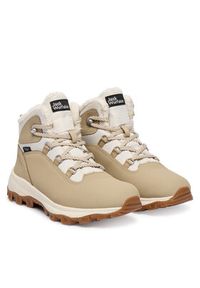Jack Wolfskin Trekkingi Everquest Texapore Mid 4053581 Beżowy. Kolor: beżowy. Materiał: skóra #3