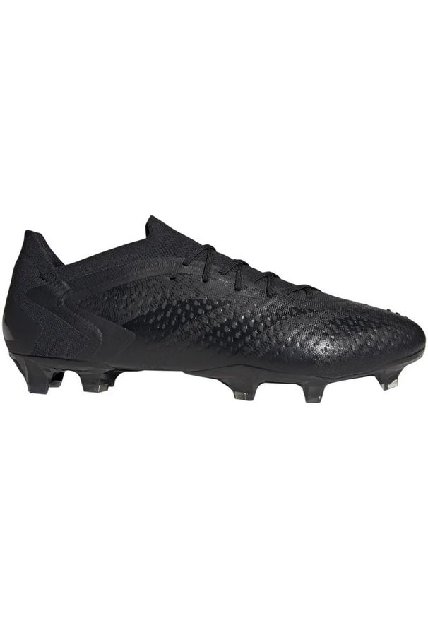 Adidas - Buty piłkarskie adidas Predator Accuracy.1 Low Fg M GW4575 czarne. Zapięcie: sznurówki. Kolor: czarny. Materiał: guma, syntetyk, materiał. Szerokość cholewki: normalna. Sport: piłka nożna
