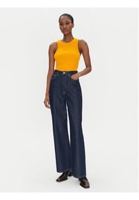 2NDDAY Top Purity 2252237387 Pomarańczowy Slim Fit. Kolor: pomarańczowy. Materiał: bawełna #5