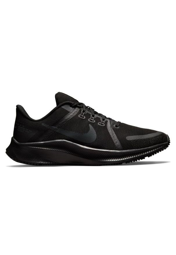 Buty do biegania Nike Quest 4 M DA1105-002 czarne. Kolor: czarny. Materiał: guma. Szerokość cholewki: normalna. Sezon: jesień