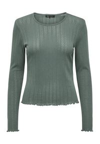 only - ONLY Bluzka Carlotta 15291987 Zielony Regular Fit. Kolor: zielony. Materiał: bawełna #5