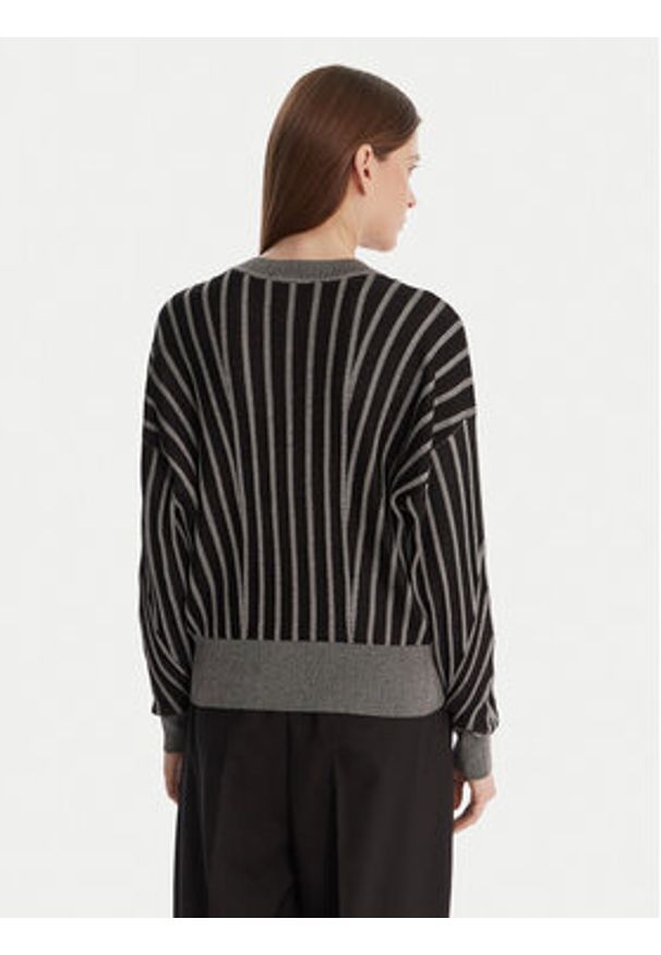 DKNY Sweter P5MSDZ52 Szary Regular Fit. Kolor: szary. Materiał: wiskoza