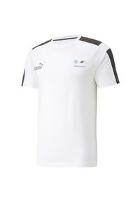 Koszulka Sportowa Męska Puma Bmw Mms Mt7. Kolor: biały. Sport: fitness #1