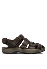 Clarks Sandały Saltway Cove 26176900 Brązowy. Kolor: brązowy. Materiał: skóra #1