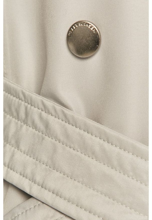 Helly Hansen - Kurtka przeciwdeszczowa. Okazja: na co dzień. Kolor: szary. Materiał: materiał. Wzór: nadruk. Styl: casual