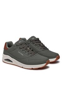 skechers - Skechers Sneakersy Uno - Suited On Air 183004 Zielony. Kolor: zielony. Materiał: skóra #6