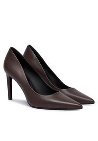 Calvin Klein Szpilki Ess Stiletto 90 HW0HW02608 Brązowy. Kolor: brązowy. Materiał: skóra. Obcas: na szpilce #6