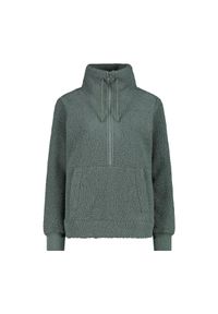Bluza damska turystyczna CMP 32P3806. Okazja: na co dzień. Kolor: zielony. Styl: casual, sportowy. Sport: turystyka piesza #1