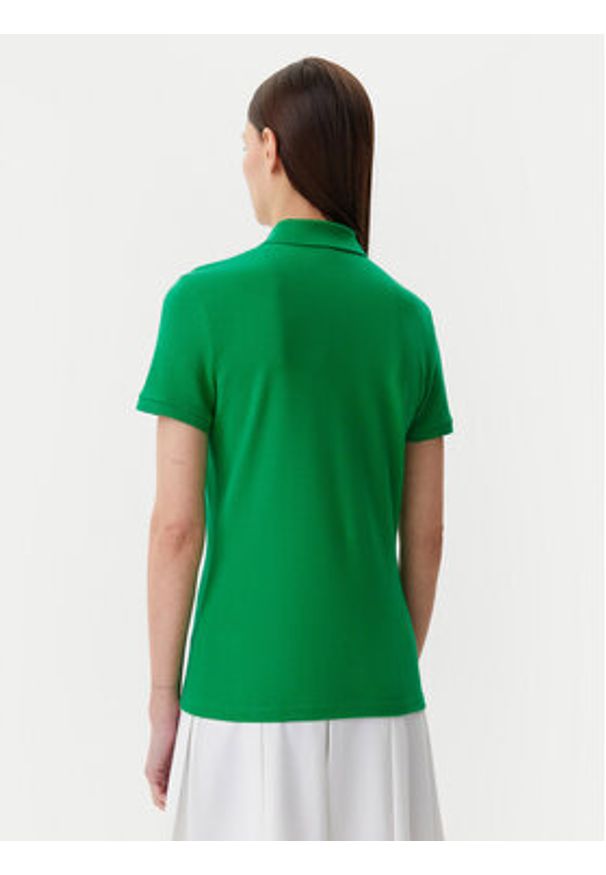 Lacoste Polo PF5462 Zielony Slim Fit. Typ kołnierza: polo. Kolor: zielony. Materiał: bawełna