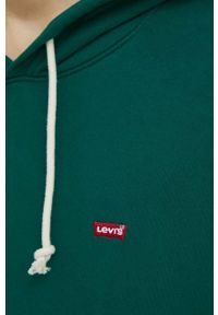 Levi's® - Levi's bluza bawełniana męska kolor zielony z kapturem gładka. Okazja: na spotkanie biznesowe. Typ kołnierza: kaptur. Kolor: zielony. Materiał: bawełna. Wzór: gładki. Styl: biznesowy #5