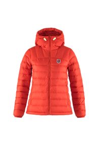 Fjällräven - Kurtka damska Fjallraven Expedition Pack Down Hoodie. Kolor: czerwony. Sport: turystyka piesza