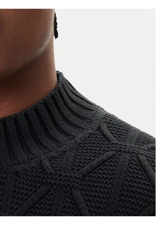 JOOP! Jeans Sweter 15 JJK-18Floriano 30047403 Granatowy Modern Fit. Kolor: niebieski. Materiał: bawełna