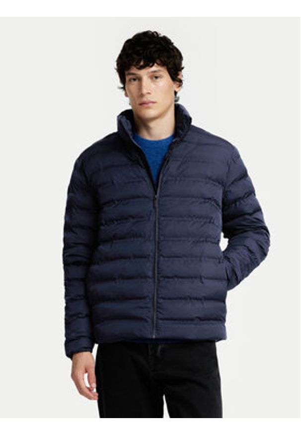 Selected Homme Kurtka przejściowa 16089395 Granatowy Regular Fit. Kolor: niebieski. Materiał: syntetyk