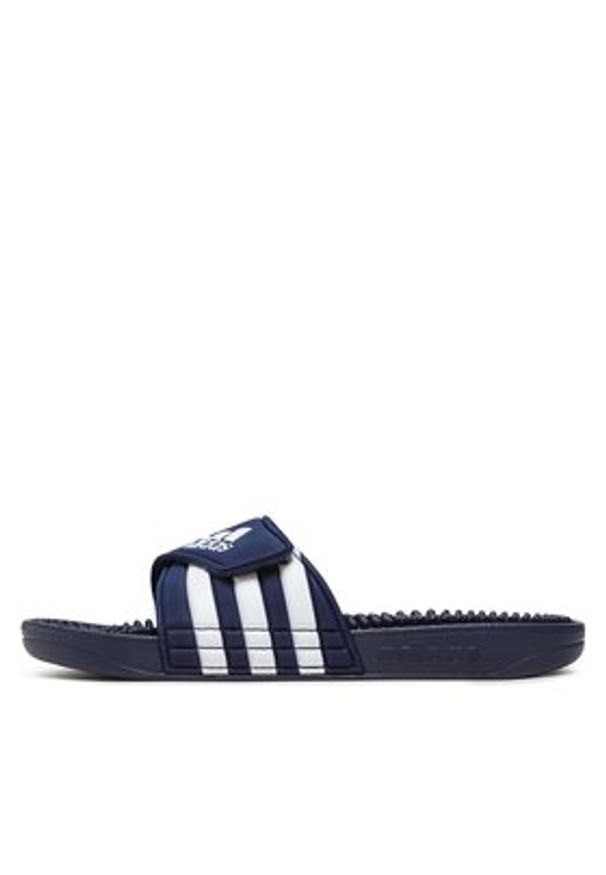 Adidas - adidas Klapki adissage F35579 Granatowy. Kolor: niebieski. Materiał: syntetyk