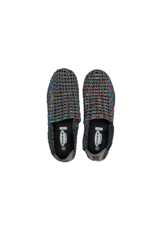 Półbuty Rock Cape Horn Uran 032024, Wielokolorowy, Materiał. Kolor: wielokolorowy. Materiał: tkanina. Szerokość cholewki: normalna. Sezon: lato. Styl: rockowy