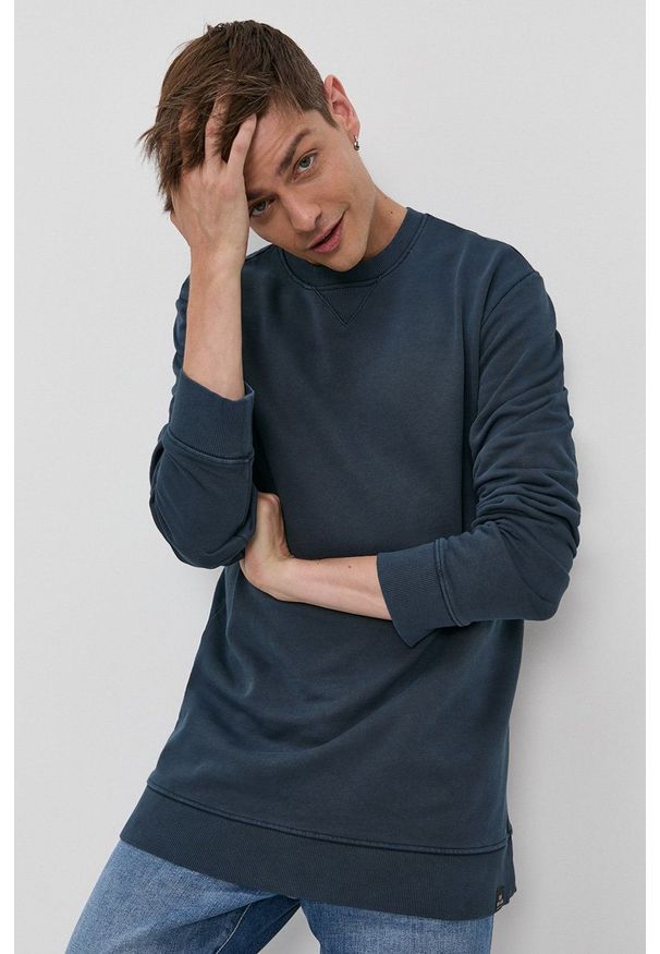Only & Sons - Bluza bawełniana. Okazja: na co dzień. Kolor: niebieski. Materiał: bawełna. Styl: casual