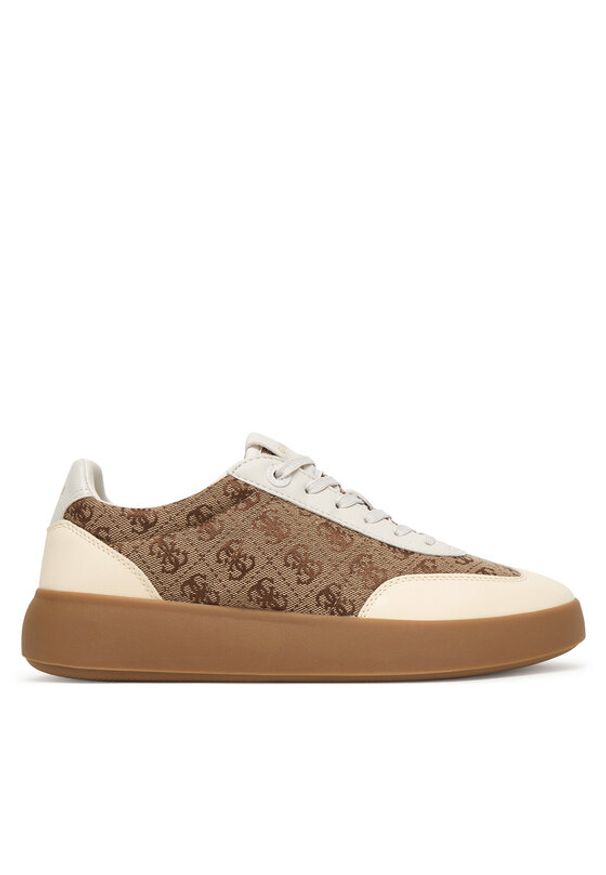 Guess Sneakersy FLPPAR FAL12 Beżowy. Kolor: beżowy. Materiał: materiał