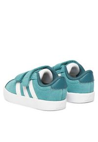 Adidas - adidas Sneakersy VL Court 3.0 Shoes JP7877 Turkusowy. Kolor: turkusowy. Materiał: zamsz, skóra #6